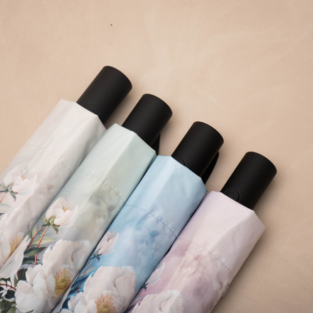 【富雨洋傘】花開富貴輕量安全式自動傘(IF37)