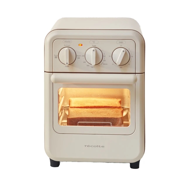 recolte 麗克特 Air Oven Toaster 氣炸烤箱(RFT-1) 奶油白