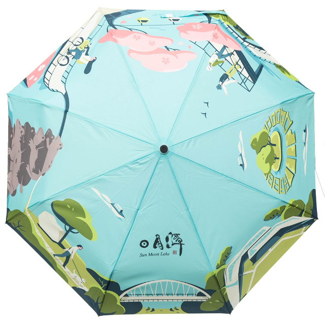 【富雨洋傘】日月潭超撥水自動折傘(H48)