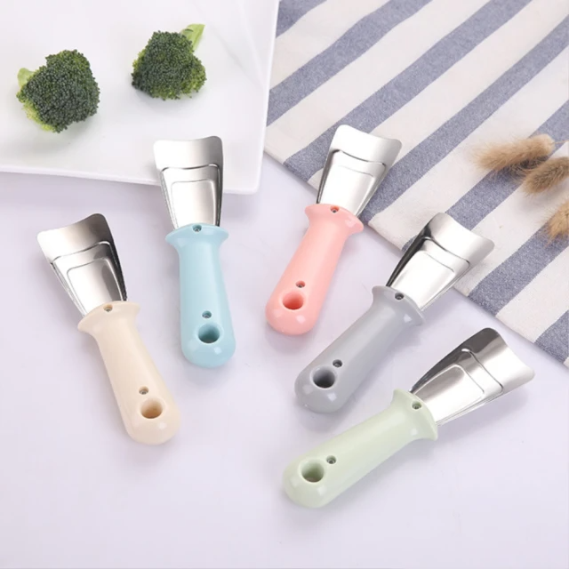 Dagebeno荷生活 不鏽鋼材質冰箱結霜除冰刀家用冰鏟(3入)-隨機出貨