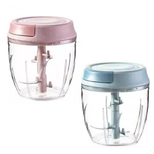 Ho覓好物 手拉式料理器-13L(YHX1772) (粉色)
