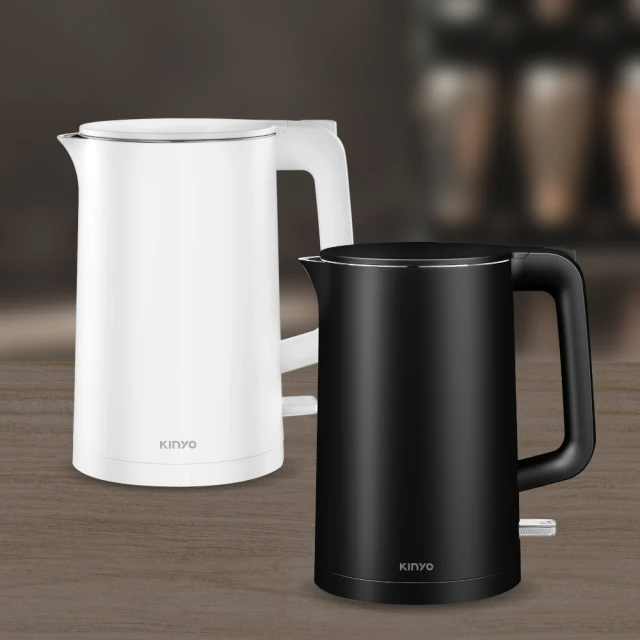 KINYO 1.7L 霧面304不鏽鋼快煮壺(KIHP-1169)二色任選