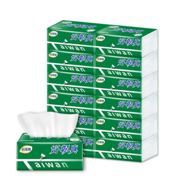 倍潔雅 好韌真決勝點3層抽取衛生紙PEFC(100抽12包6袋/箱)