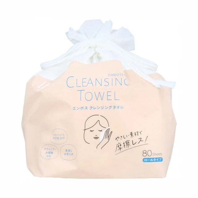 台隆手創館 日本平和LIFE呵護綿柔洗臉巾80抽