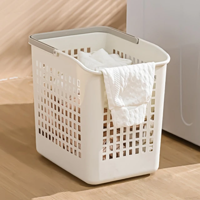ONE HOUSE 大容量魔術三層髒衣籃-中款籃子(1入)