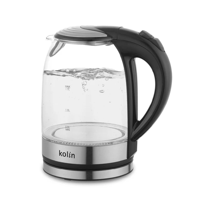 Kolin 歌林 1.7L冷藍光LED玻璃快煮壺(KPK-UD1705)