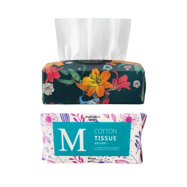 Mega 珍珠紋抽取式洗臉巾50抽x8入