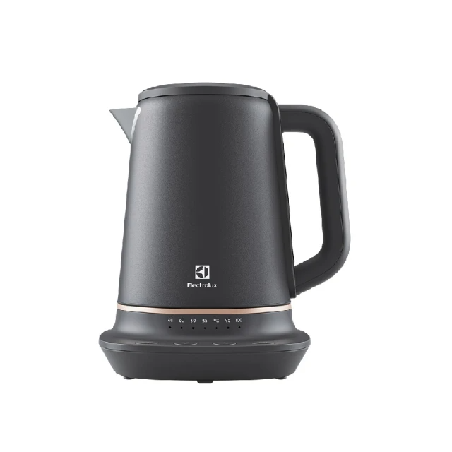 Electrolux 伊萊克斯 瑞典美學1.7L不鏽鋼溫控電茶壺(E7EK1-60BP)