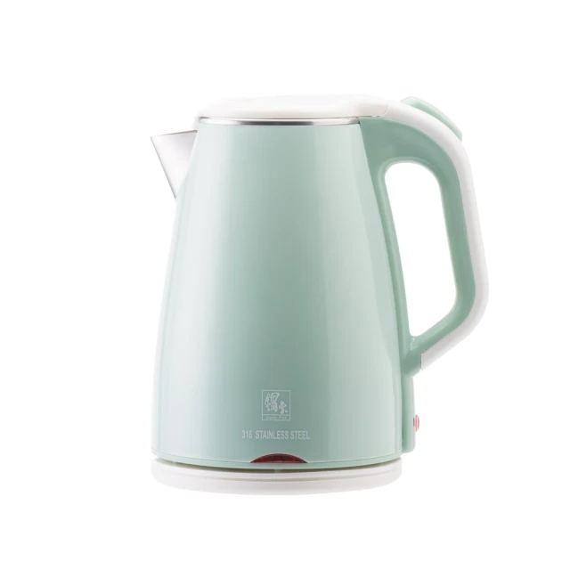 鍋寶 316雙層保溫快煮壺1.8L-湖水綠(KT-90184G)