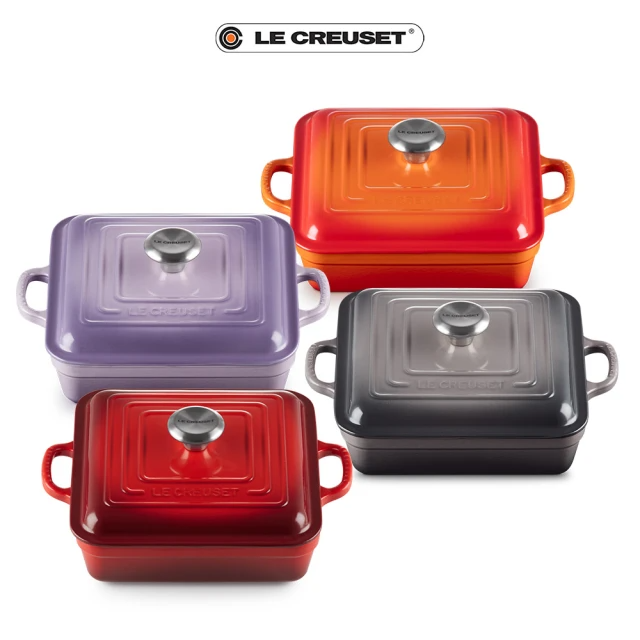 Le Creuset 典藏琺瑯鑄鐵方鐵鍋 24cm