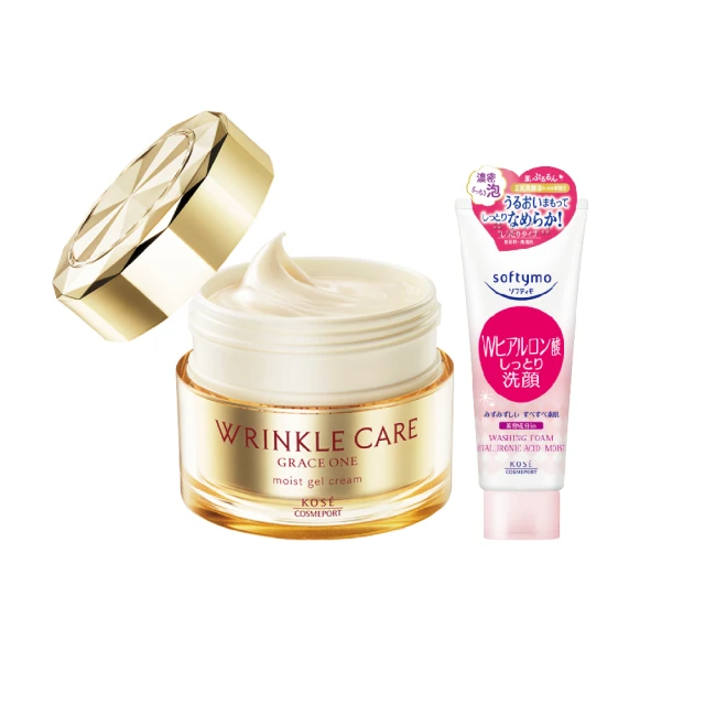 KOSE 極上活妍 凍齡撫紋抗皺凝霜100g(送玻尿酸洗顏霜_潤澤型150g*1)