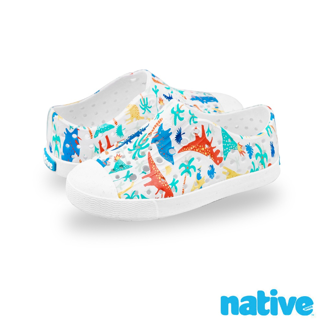 Native Shoes 小童鞋 恐龍世界 x 白