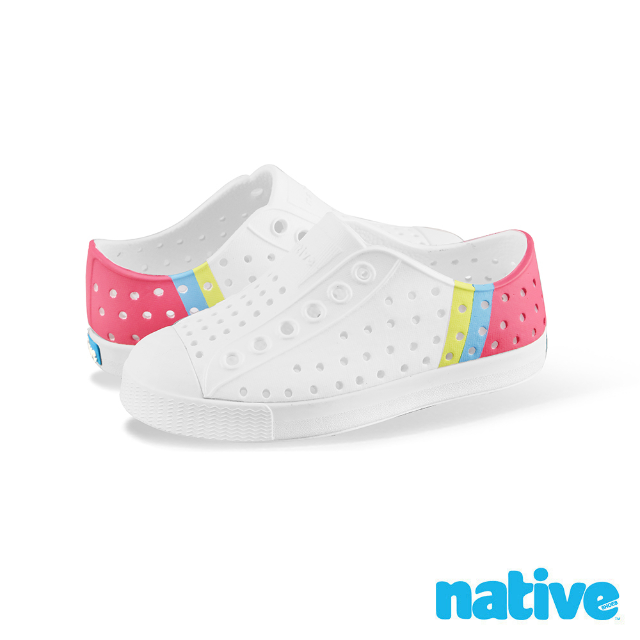 Native Shoes 小童鞋 花漾桃粉