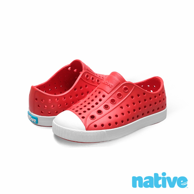 Native Shoes 小童鞋 火炬紅 x 貝殼白