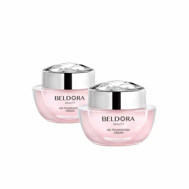 BELDORA 蓓朵娜 HD智慧光感粉底乳霜2入組(粉鑽瓶30gx2)