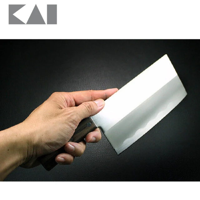 KAI 貝印 日本製 關孫六不鏽鋼中華菜刀 18cm(不鏽鋼刃物鋼 )