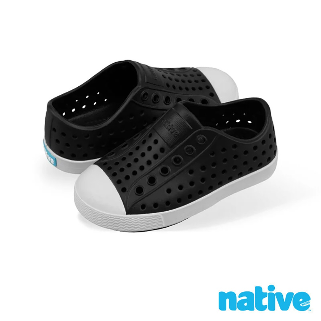 Native Shoes 小童鞋 瞬黑 x 貝殼白