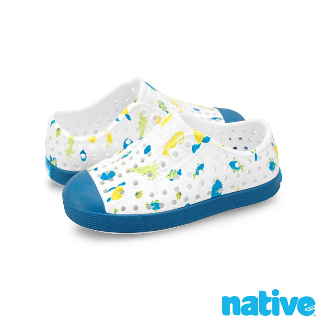 Native Shoes 小童鞋 海底世界藍