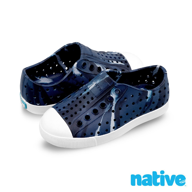 Native Shoes 小童鞋 大理石紋 x 邊境藍