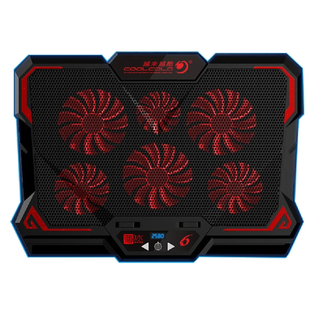 WEPAY-筆電散熱器 進階觸控款-六風扇