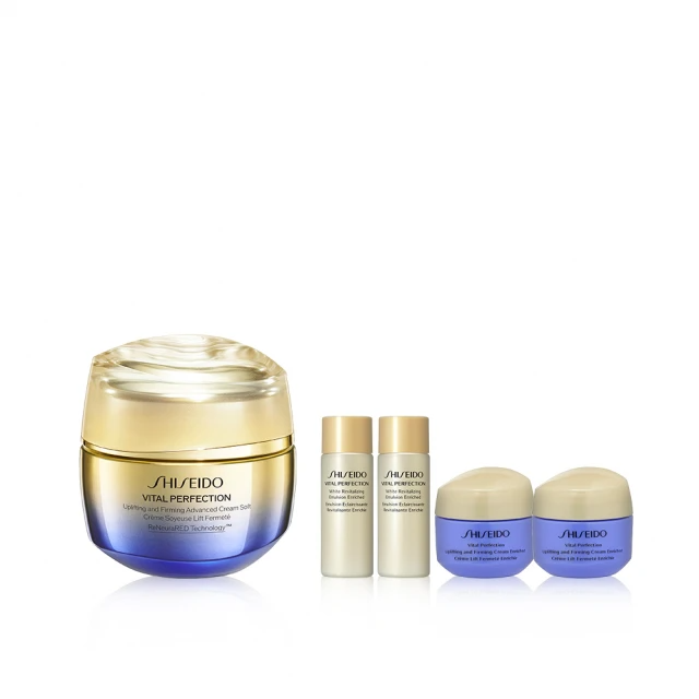 SHISEIDO 資生堂 激抗痕亮采緊緻霜50ml/送緊緻露50ml x2/緊緻霜30ml x2