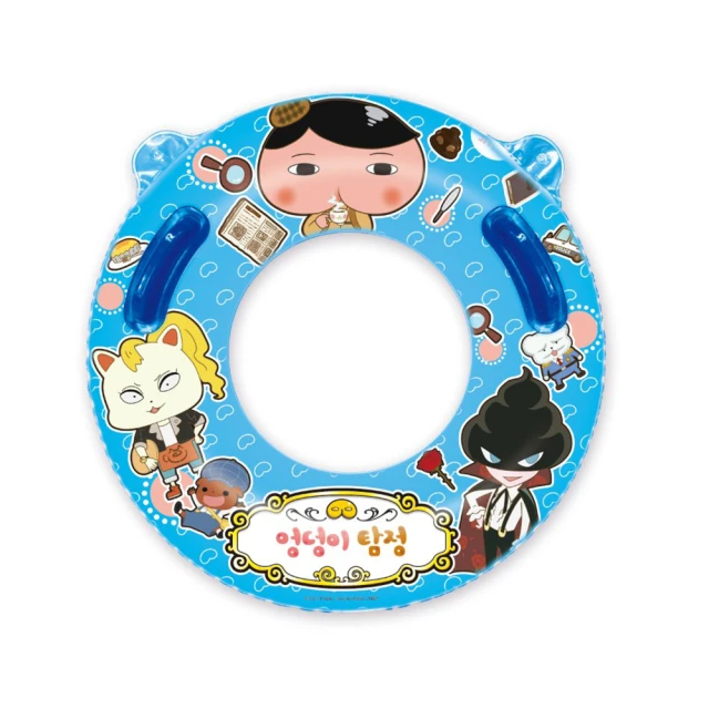 屁屁偵探藍款游泳圈70cm