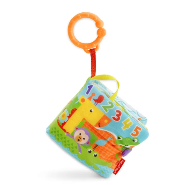 Fisher price 費雪 可愛動物布書