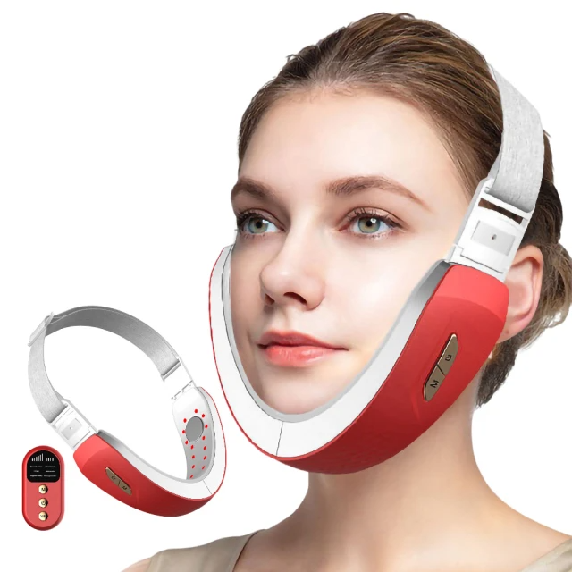 打造小臉 智能微電流紅藍光電動臉部按摩儀