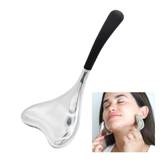 冰熱緊緻 美人魚臉部拉提美容儀(眼下 眼部按摩棒 導入棒)