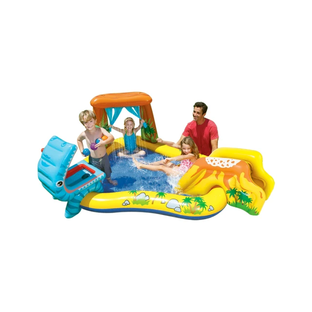 INTEX-恐龍噴水戲水游泳池