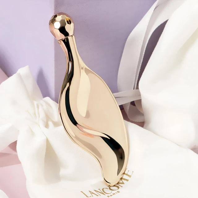 舒壓放鬆 輕奢金葉臉部按摩器