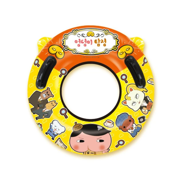 屁屁偵探黃款游泳圈65cm