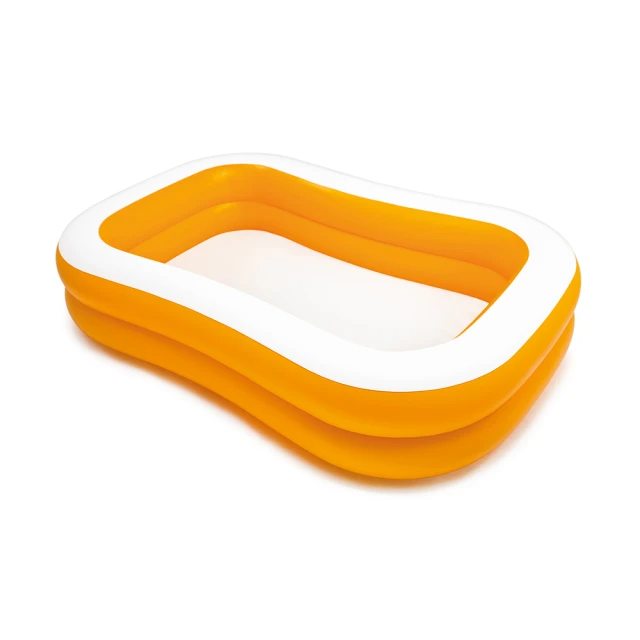 INTEX-桔色長方型游泳池