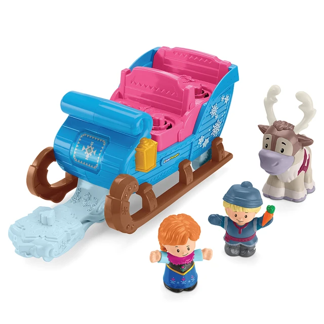 Fisher price 費雪 冰雪奇緣雪橇組