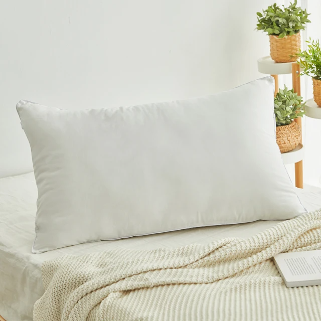 飯店舒眠羽絲絨枕頭1入