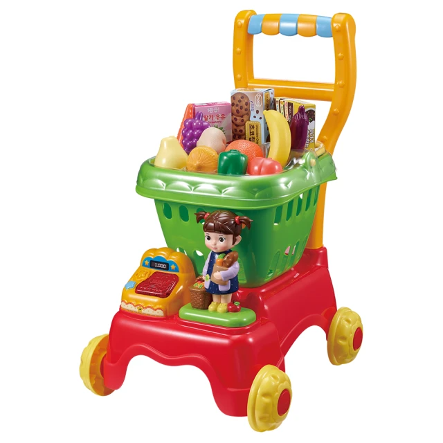 KONGSUNI 小荳娃娃 開心唱歌超市推車組