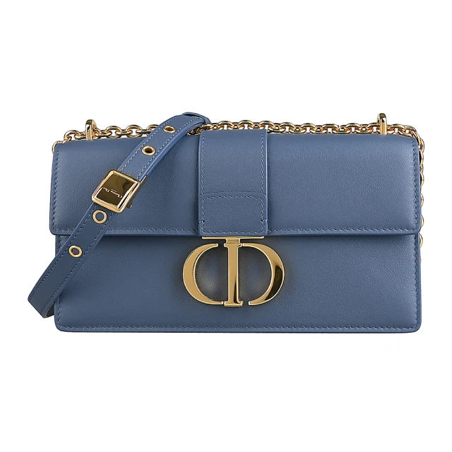 Dior 迪奧 Christian Dior 30 Montaigne經典金字CD字母LOGO小牛皮壓釦翻蓋斜背包