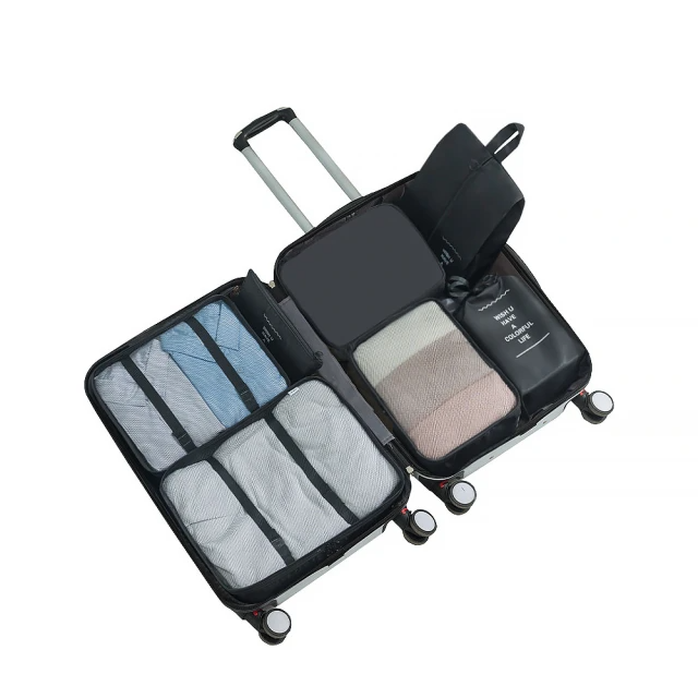 太力TAI LI 七件套組斜紋加厚旅行行李收納袋