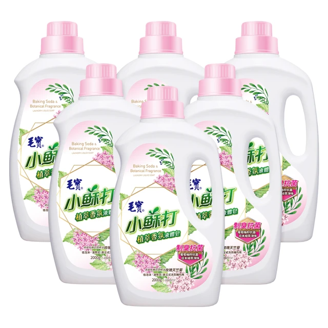毛寶 小蘇打晶球香氛-防霉淨味/2000gX6入