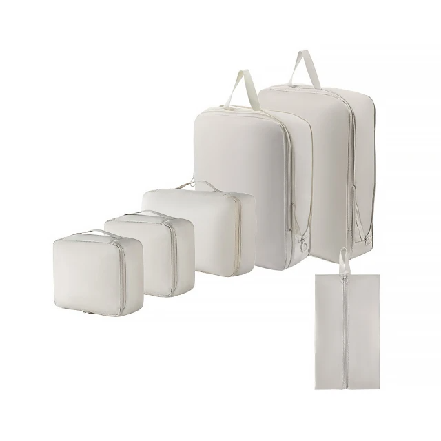 TAI LI 太力 6件套組旅行記憶兩層壓縮收納袋