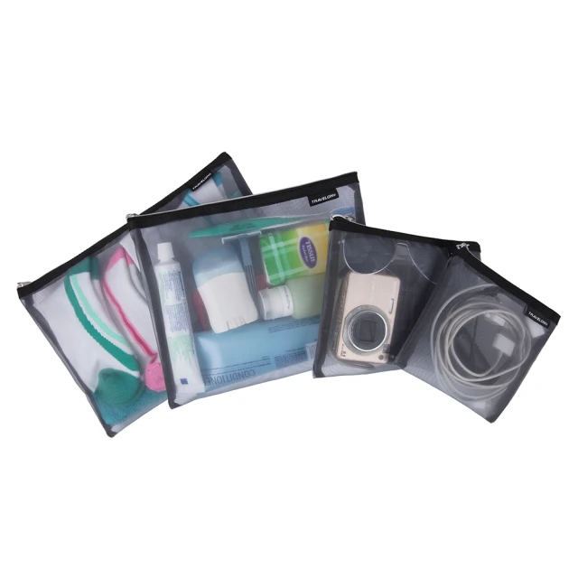 Travelon 旅行收納網袋4件 灰