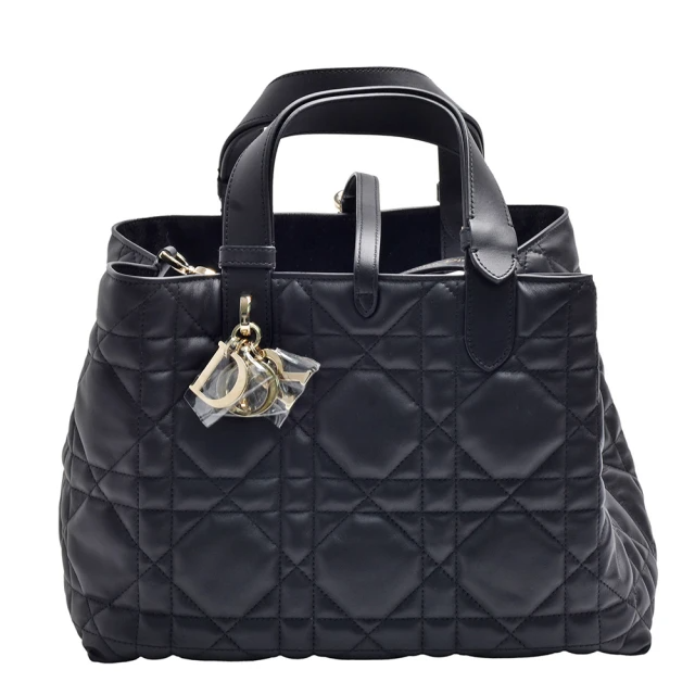 Dior 迪奧 經典Toujours藤格紋圖案小牛皮手提包