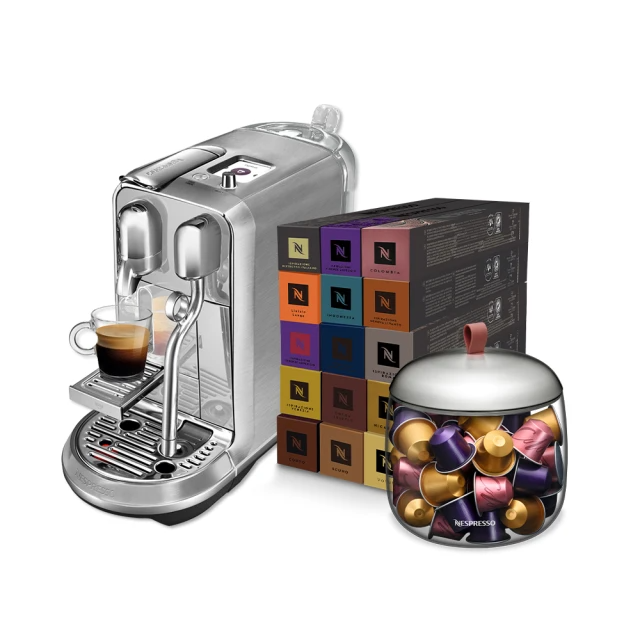 Nespresso 膠囊咖啡機 Creatista Plus(探索禮盒150顆)