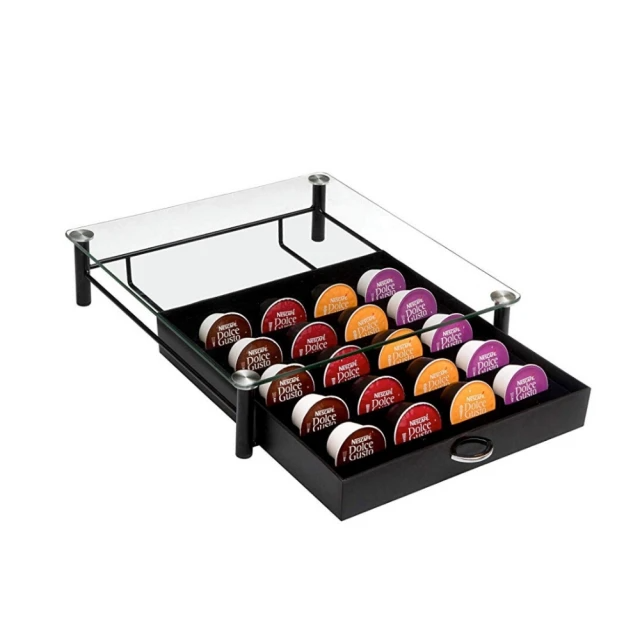 CAXXA 雀巢DOLCE GUSTO/Vertuoline咖啡膠囊24顆收納架/抽屜盒