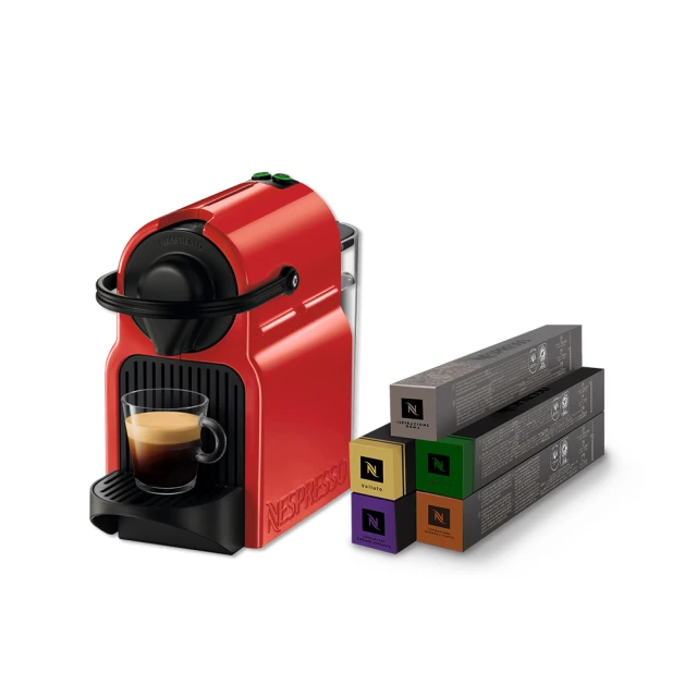 Nespresso 膠囊咖啡機 Inissia(義式咖啡館50顆組)