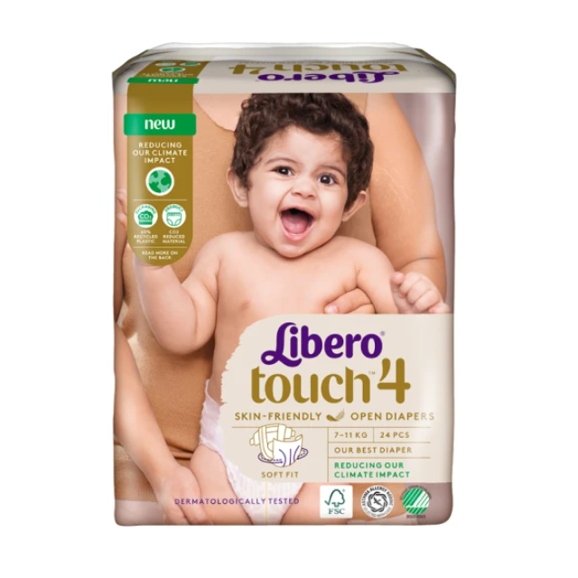 麗貝樂 過夜神器 Touch黏貼型 4號 M 尿布(24片)