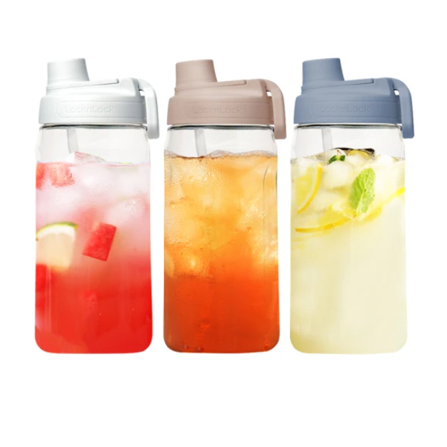 LocknLock樂扣樂扣  大容量豪飲運動冷水壺1500ml/2組入(附吸管)