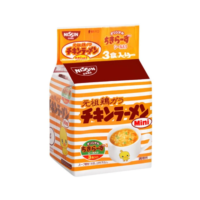 NISSIN 日清 三入迷你小雞麵(60G/袋)