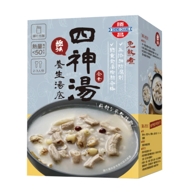勝昌製藥 四神湯養生湯底(17g/包-每盒6包)