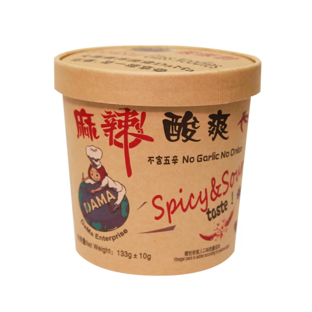 大瑪南洋蔬食 純素酸辣粉 一箱(133g/6入/箱)